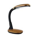 EASYmaxx 01078 daglicht-tafellamp "Day Light", eiken plastic, 2G10, 24 W, bruin