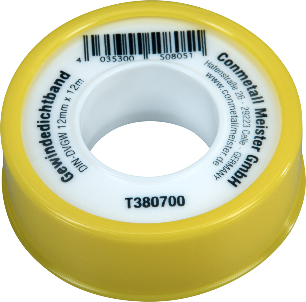 Cornat Teflon Lint 12X0.1Mm (12M) Gas - T380700