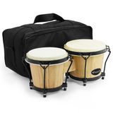 World Rhythm Bongo Drums met gewatteerde tas