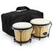 World Rhythm Bongo Drums met gewatteerde tas