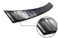 Zwart RVS Achterbumperprotector passend voor Seat Leon Sportstourer 2020- incl. FR 'Ribs'