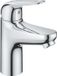 GROHE Wasbakarmatuur Swift, chroom, maat S, met aansluiting voor koud water, waterbesparend, inclusief afvoerputje Clic Clac