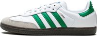 adidas Originals Samba OG leren sneakers wit/groen