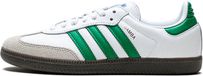 adidas Originals Samba OG leren sneakers wit/groen