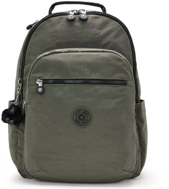 Kipling SEOUL Rugzak - 27 Liter - 15 inch laptopvak - Green Moss