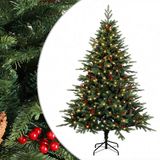 vidaXL Kunstmatige Kerstboom 210 cm met 300 Warmwitte LED's