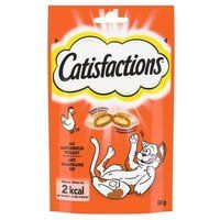 Dreamies CATISFACTIONS Snoepjes voor katten en kittens kip 6x60 g