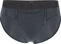 HOM Simon mini briefs HO1 (1-pack) - herenslip met horizontale gulp - zwart gestreept