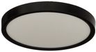 Lindby Slimme Plafondlamp Pravin - LED - Ø 23 cm - CCT - Mat Zwart/Wit