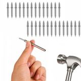 Inf DRAGON ECOM INTERNATIONAL LIMITED Dubbelkoppige Naadloze Nagels met Dubbele Draad - 500 Stuks met Dop