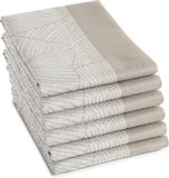 DDDDD Vespo B.V. DDDDD Barrier Theedoeken - Set van 6 - 60x65cm - Katoen - Off-white