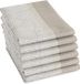 DDDDD Vespo B.V. DDDDD Barrier Theedoeken - Set van 6 - 60x65cm - Katoen - Off-white