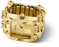 Guess Mod Heavy Metal Analoog Quartzhorloge Goudkleurig Kast Gemaakt Van 100% Roestvrij Staal En Een Armband Van 100% Roestvrij Staal 20 GW1025L1, GW1025L2, GW1079L1, GW1079L2
