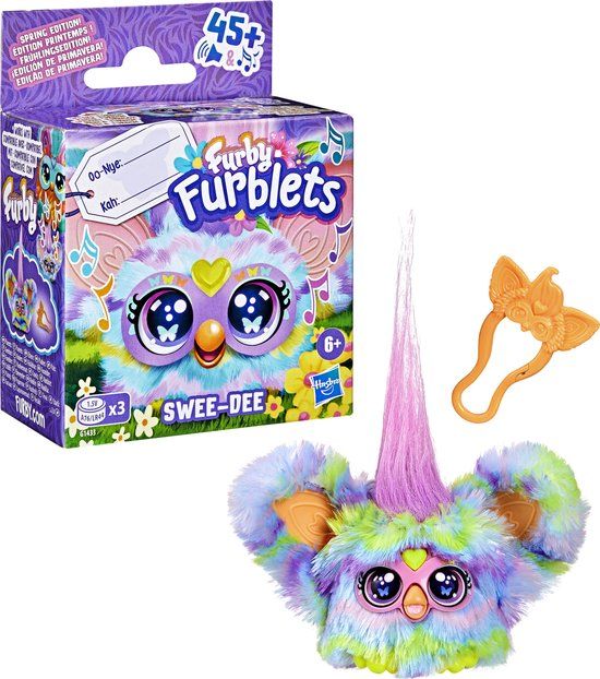 Furby Hasbro Furby Furblet Swee Dee - Pluche Speelfiguur met Geluid