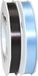 Glorex Hobby/deco luxe cadeau sierlint zwart/lichtblauw 1.5 cm x 91 meter