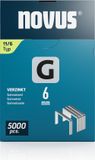 Novus Tools 042-0765 Nieten met plat draad Type 11 5000 stuk(s) Afm. (l x b) 6 mm x 10.6 mm