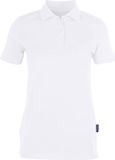 Merkloos / Sans marque Bol Women's Heavy Polo 'Stretch' met korte mouwen White - 5XL