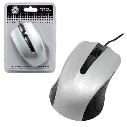 MCL SS-212U - Muis - Zwart, Zilver