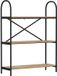 vidaXL Étagère 3 niveaux 80 x 30 x 109 cm Bois d'ingénierie Chêne Artisan