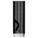 Roeckl Sjaal 'WIDE STRIPES' grijs / donkergrijs / zwart