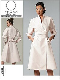 Vogue Patterns V1239 - Misses' Dress and Belt - Size EE (14-16-18-20)