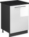 Vicco Wastafelkast Fame-Line, Wit Hoogglans/Antraciet, 60 cm
