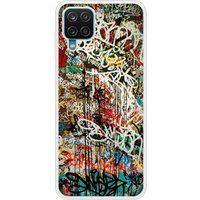 Samsung Galaxy A12 Graffiti 1 Verstevigd hoesje met sublimatie bedrukking