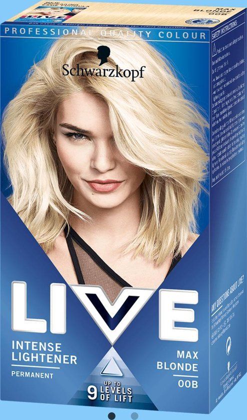 Schwarzkopf Live Max Blonde Perm Hair Dye