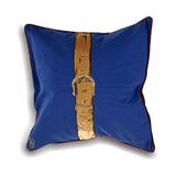 Riva Paoletti Kussenhoezen "Poloband" Blauw, 45 x 45 cm