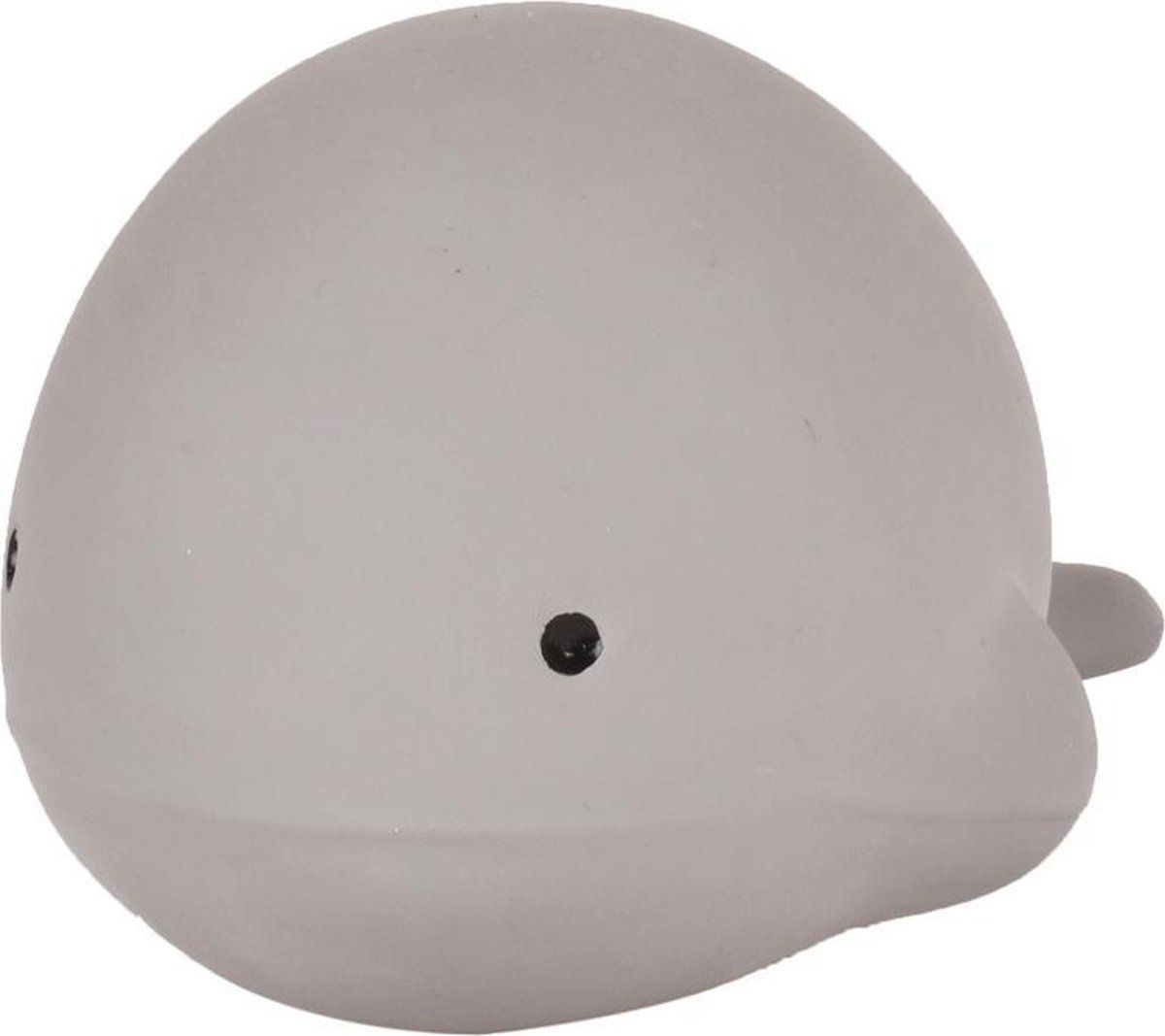 Tikiri Bijt- en Badspeeltje Walvis Grijs 7 cm