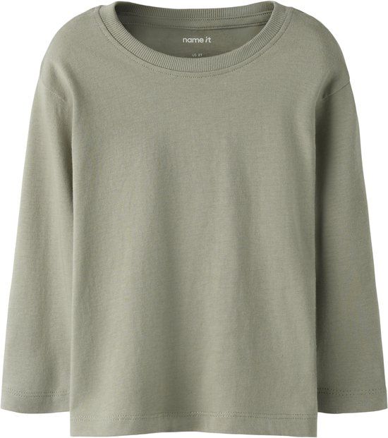 NAME IT Jongens Lange Mouwen Shirt Katoen Regular Fit Shadow Maat 86