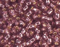 Japanse rocaille kralen, zilver, paars, 2,2 mm, 11/0, 100 g