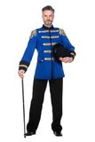 Wilbers & Wilbers Zillion Outfit 90's - Circusdirecteur - Blauw - Maat 58