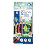 STAEDTLER Noris colour 185 Kleurpotloden – 12 kleuren, zeshoekig