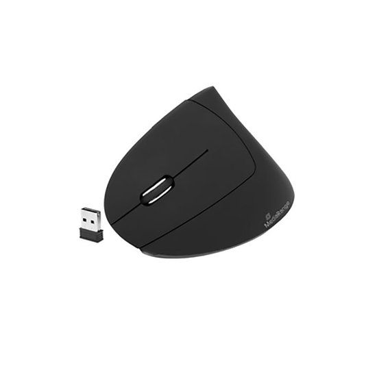 MediaRange MROS233 - Draadloze Linkshandige Muis - Zwart - 1600 DPI