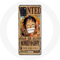 Maniacase Etui voor Samsung Galaxy A21S One Piece Manga Luffy zoek poster