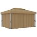VidaXL Prieel Taupe 3000 mm