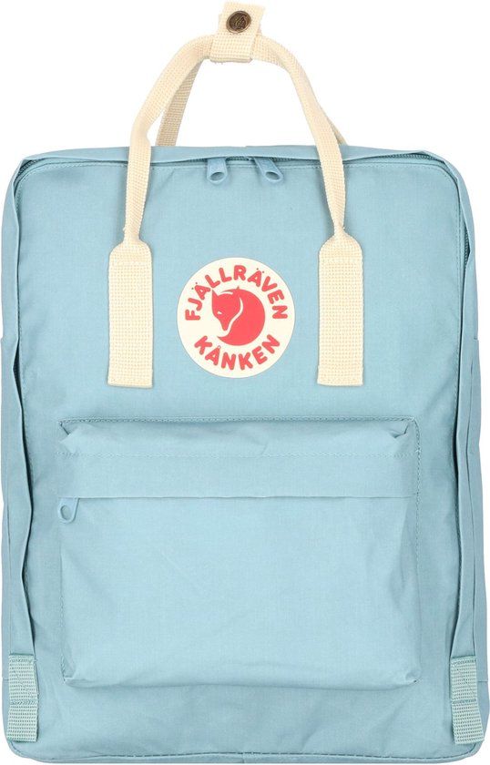 Fjällräven Kånken Unisex Rugzak - Sky Blue - Light Oak
