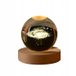 Itimport GLASKUGEL-NACHTLAMP 6 cm, USB-aangedreven, voor kinderkamers, sterrenhemel-thema