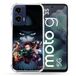 Cokitec Motorola G35 5G Manga Demon Slayer Zwart Versterkte hoes