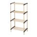 Well Home Schoenenrek met 4 planken, van hout en metaal, hoogte 92,5 cm