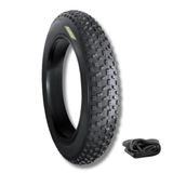Ecovelo Fat Bike E-Bike Rubber 20 inch gevlochten pneumatische banden voor e-bike