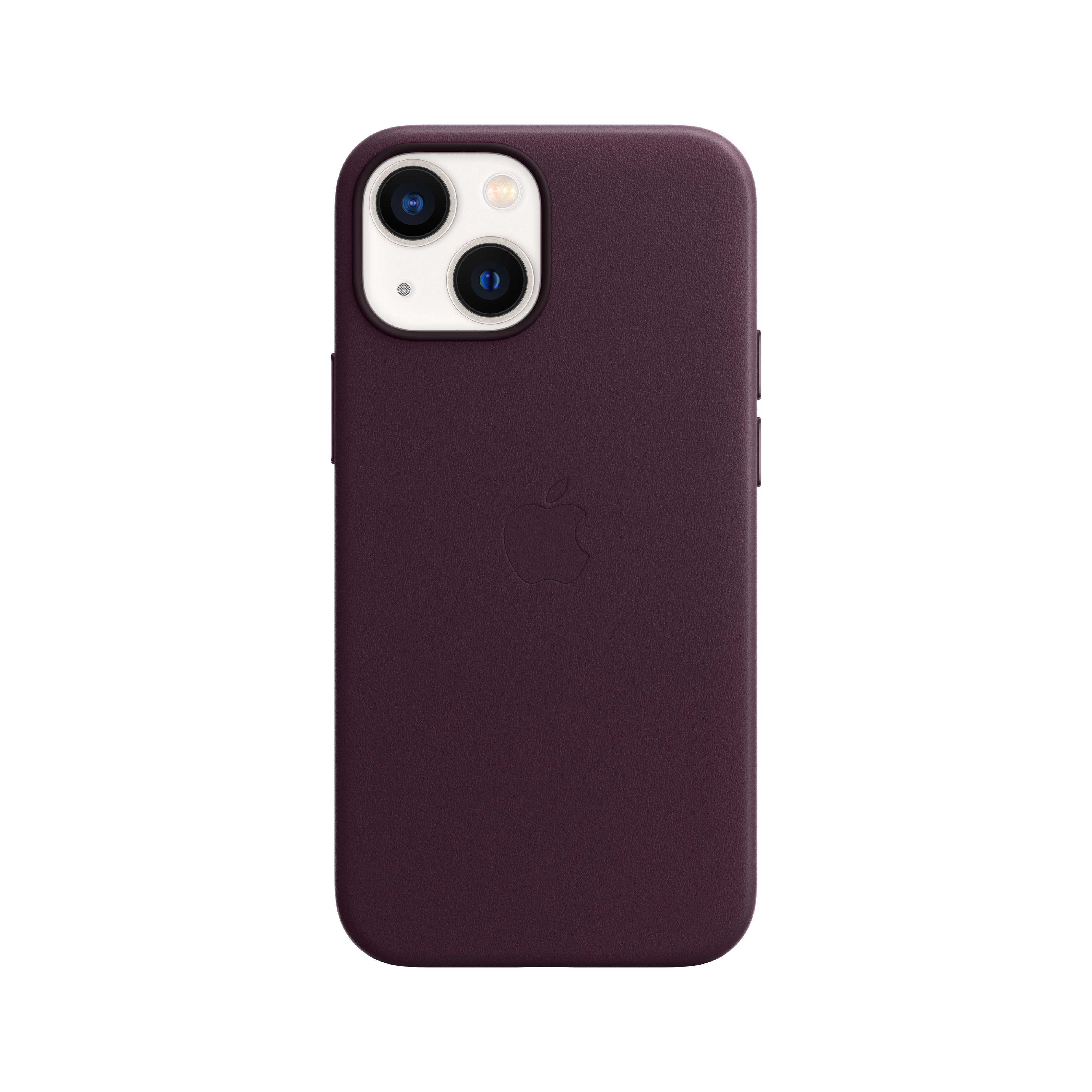 Apple iPhone 13 mini Dark Cherry Leather Cover Case