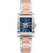 Dkny DK1L008M0095 Horloge Vrouw Blauw Staal Analoog Rechthoekig