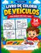 Livro TSB Studio Livro de Colorir de Veículos para Crianças dos 4 aos 7 Anos