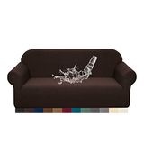Granbest Premium waterafstotende bankhoes, zeer rekbare bankhoes, superzachte stoffen bankhoes (Chocolade, Bank)