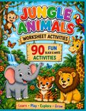 Jungle Animals Worksheet Activities for Kids Ages 4-8