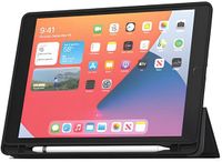 MYWAY, Hoesje geschikt voor iPad Pro 13 inch M4 - SlimSkin Series Folio met Apple Pencil Houder, Zwart