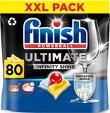 Finish Ultimate Infinity Shine Citron vaatwastabletten - 80 capsules - kwartaalbox