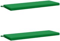vidaXL - 2-delige Bankkussens SOEST - 100% Polyester - Groen